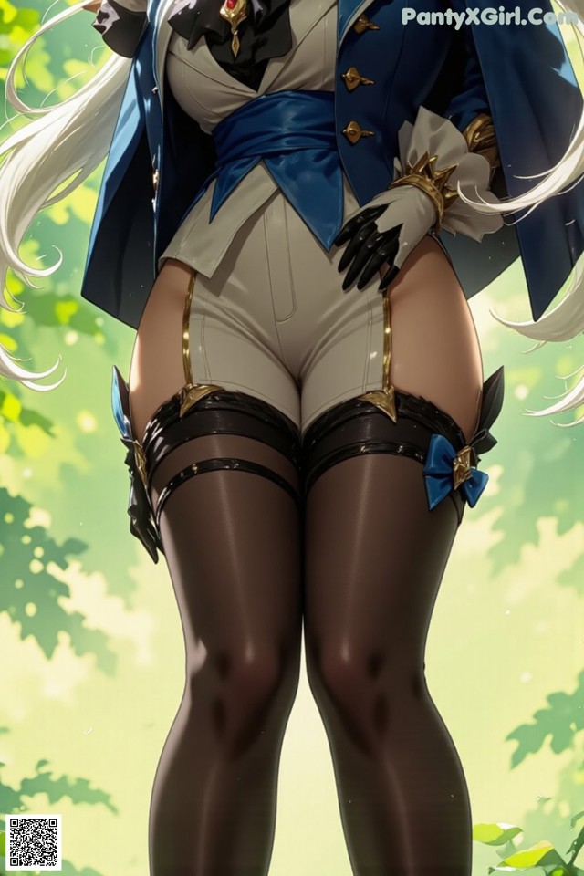 Hentai - Luminous Charm of the Aquatic Enchantress Set.2 20250126 Part 4 No.586026 A woman in a blue jacket and black stockings is posing for a picture.