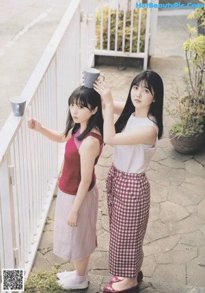A magazine with two young women on the cover.